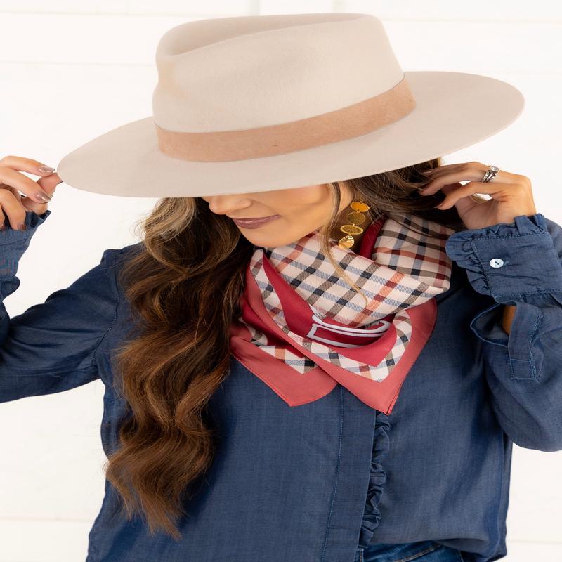GIGI PIP Miller Ivory Fedora Hat