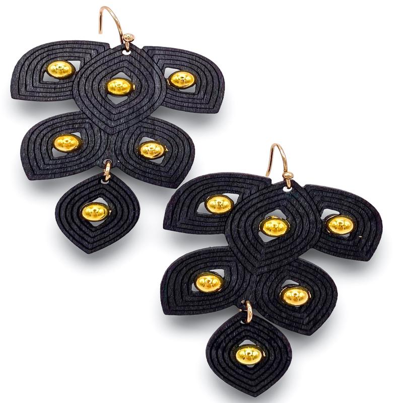 High Hopes Earrings - Black - FINAL SALE