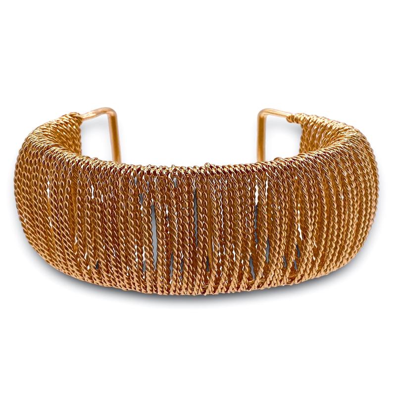 In The Air Cuff Bracelet - Gold - FINAL SALE