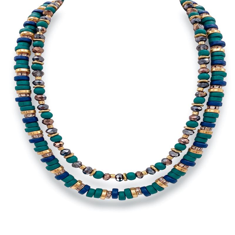 Julia Necklace - Green