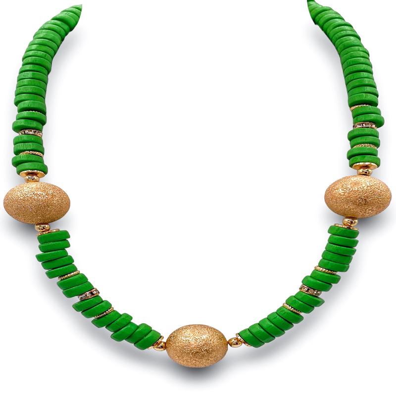Keep Going Necklace - Green