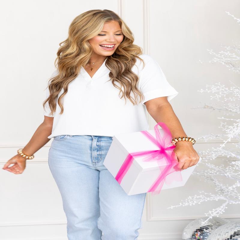 Make A Wish Top - White - FINAL SALE