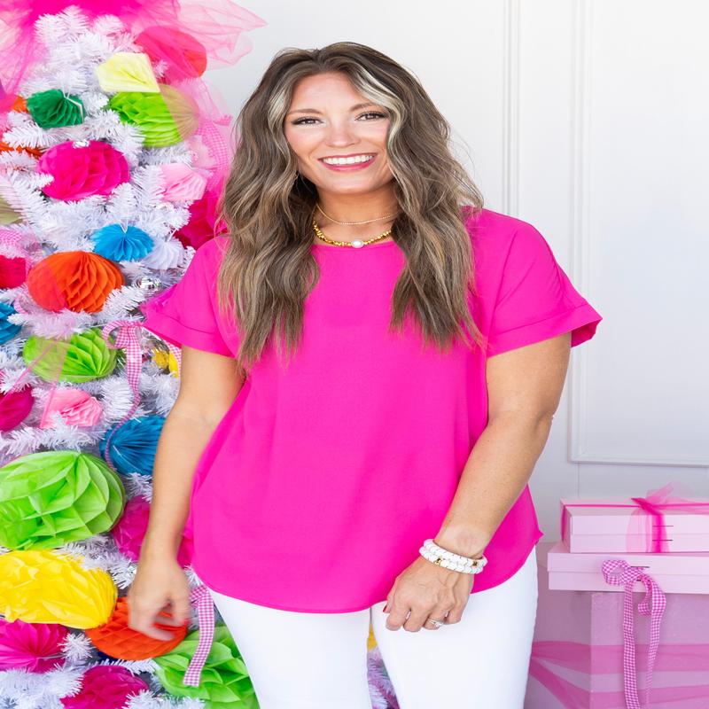 My Way Top - Hot Pink - DOORBUSTER