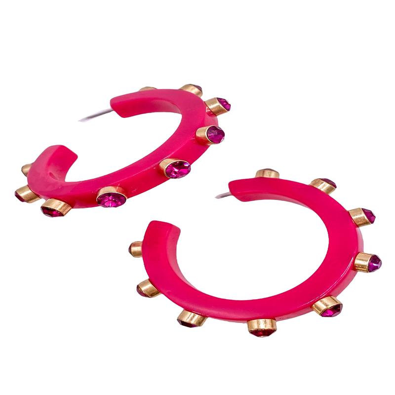 Renee Hoop - Fuchsia - FINAL SALE