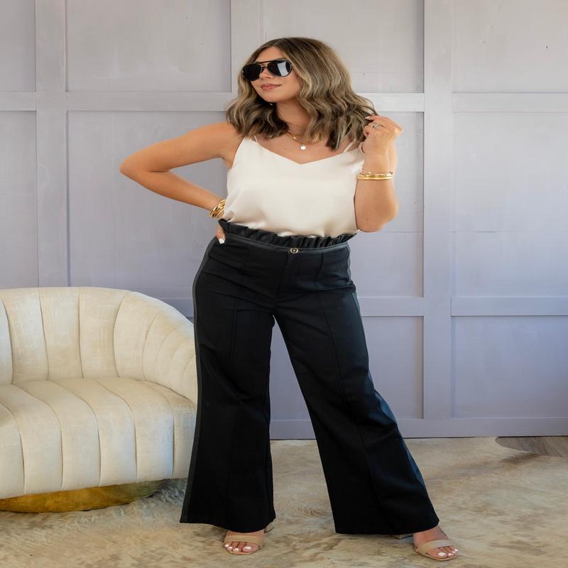 Ruffle Flare Ponte Pant | Emily McCarthy - SALE
