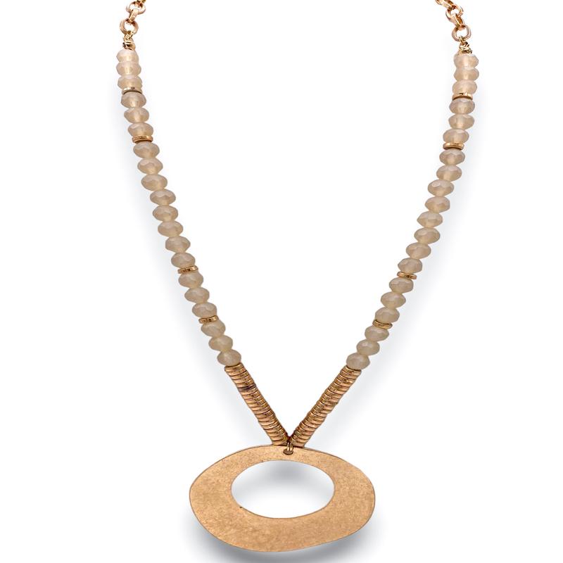 So Graceful  Necklace - Ivory - SALE
