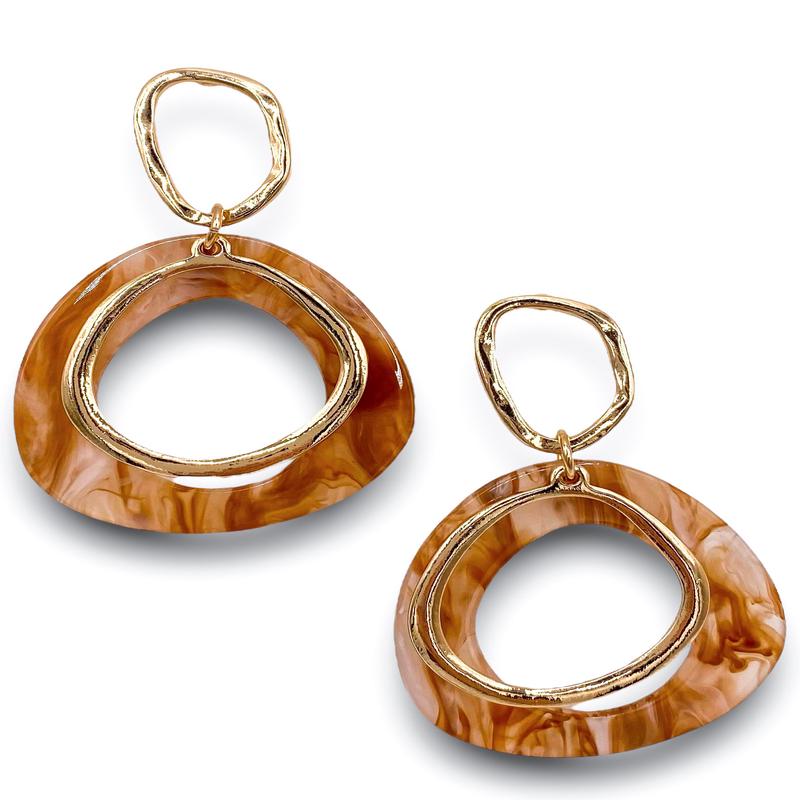 Under Love Earrings - Beige