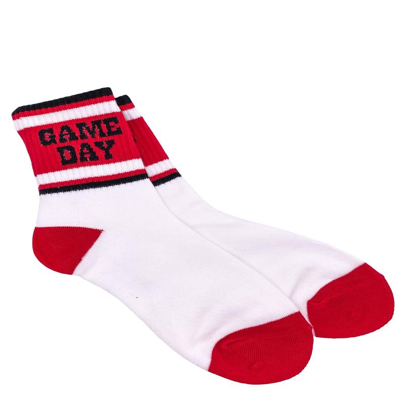 Game Day Socks - Red/Black - SALE
