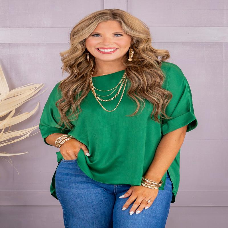 Katy Blouse - Kelly Green