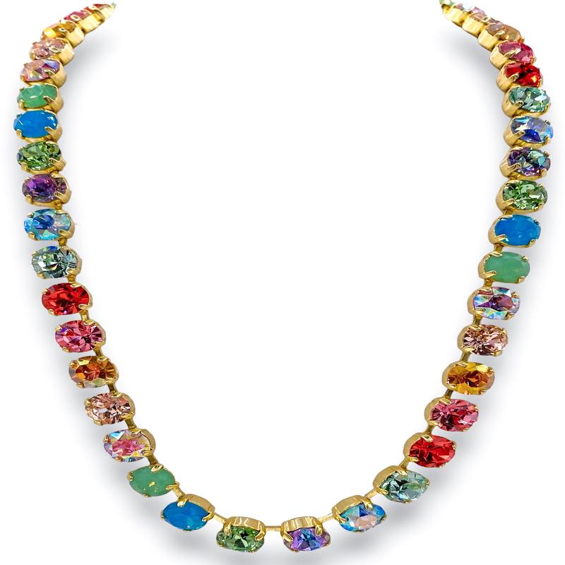 Matilda Tennis Necklace - Confetti | Sorrelli
