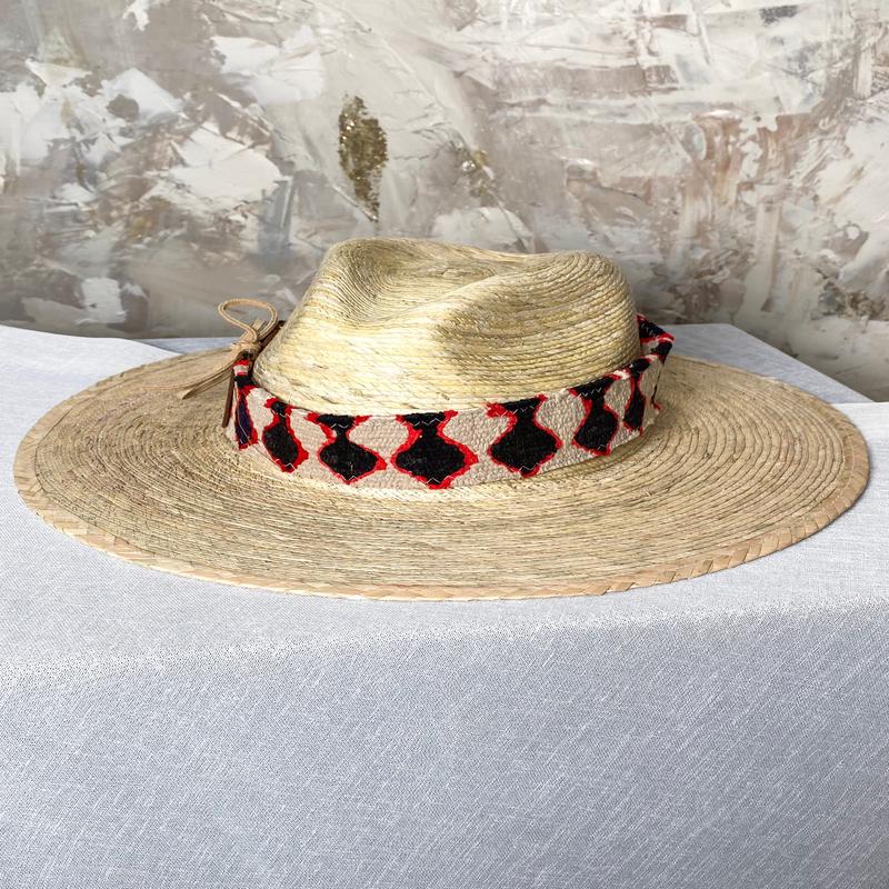 Straw Hat w/Band - 73