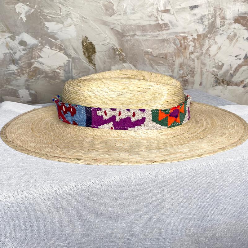 Straw Hat w/Band - 78 - SALE