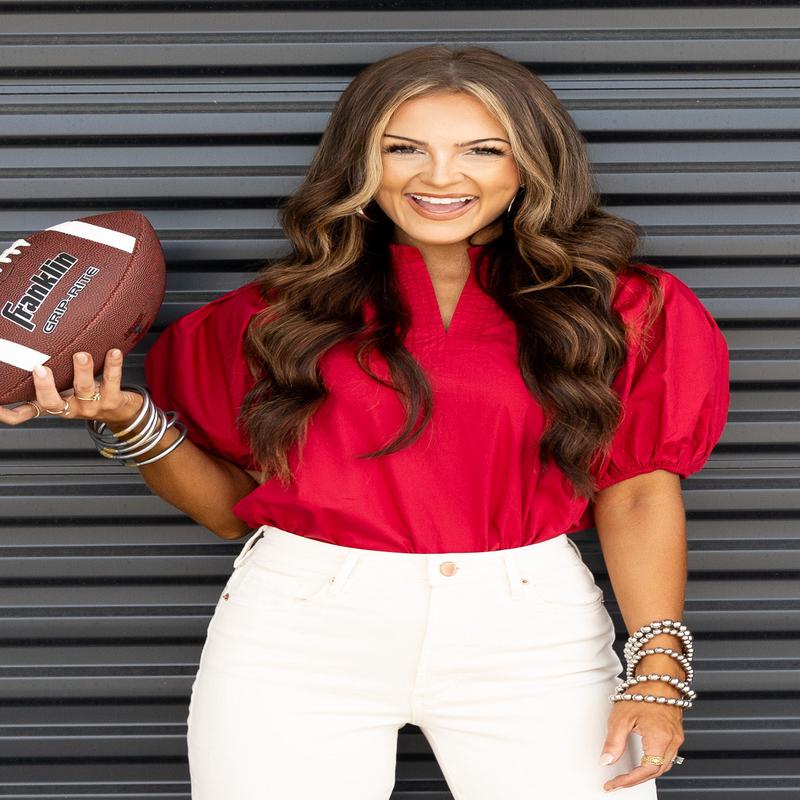 Want You Back Top - Fall Red