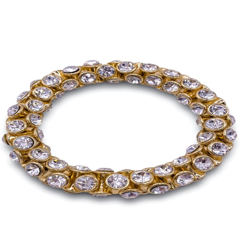 Behold Bracelet - Clear/Gold | RESTOCK