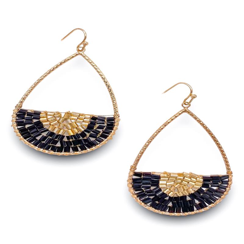 Calling On You Earrings - Black - FINAL SALE