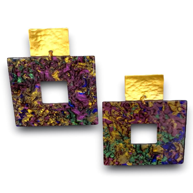 DOORBUSTER - Time Flies Earring - Galaxy | Virtue