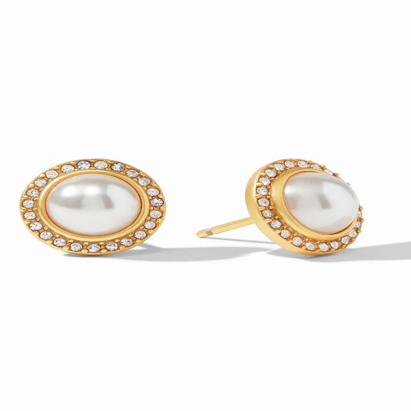 Odette Stud - Pearl | Julie Vos