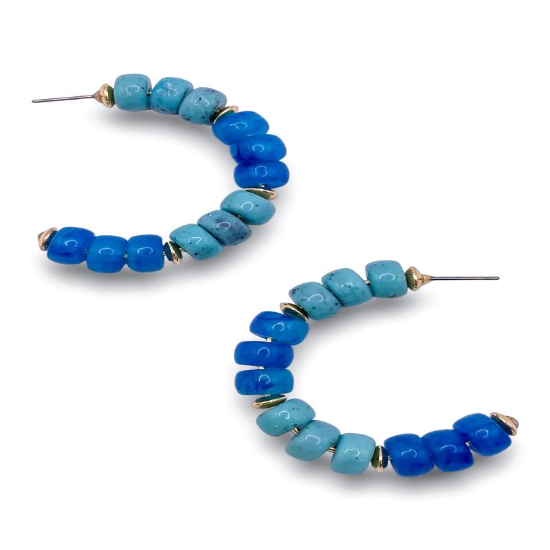 Taking Turns Hoop - Turquoise - FINAL SALE