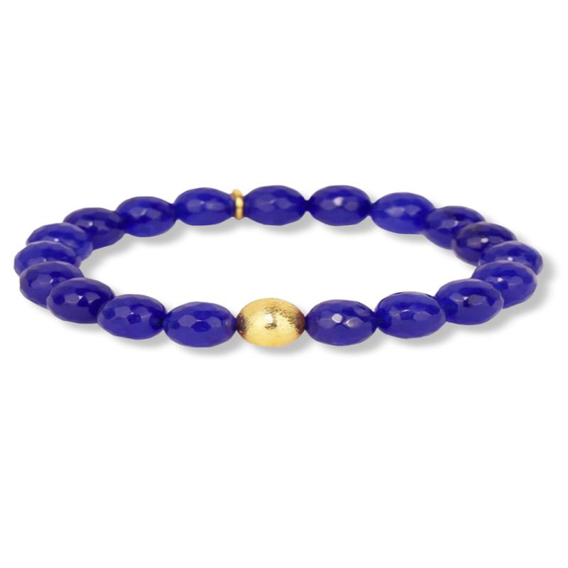 Budhagirl Bianca Cobalt Beaded Bracelet