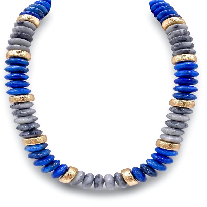 Going Far Necklace - Grey - SALE