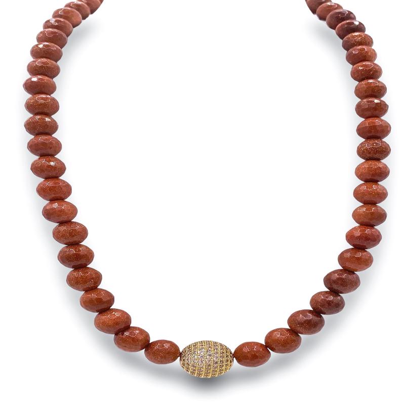 In Full Swing Necklace - Clay | Virtue - sale