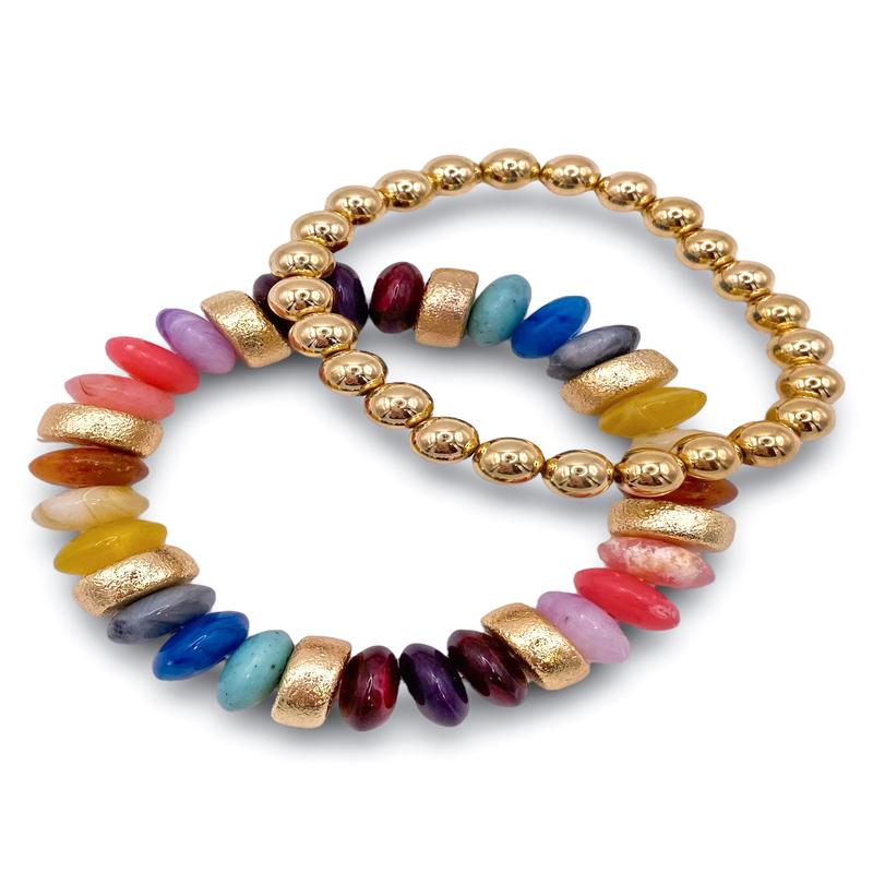 Joy of My Life Bracelet Set - Dark Multi - SALE