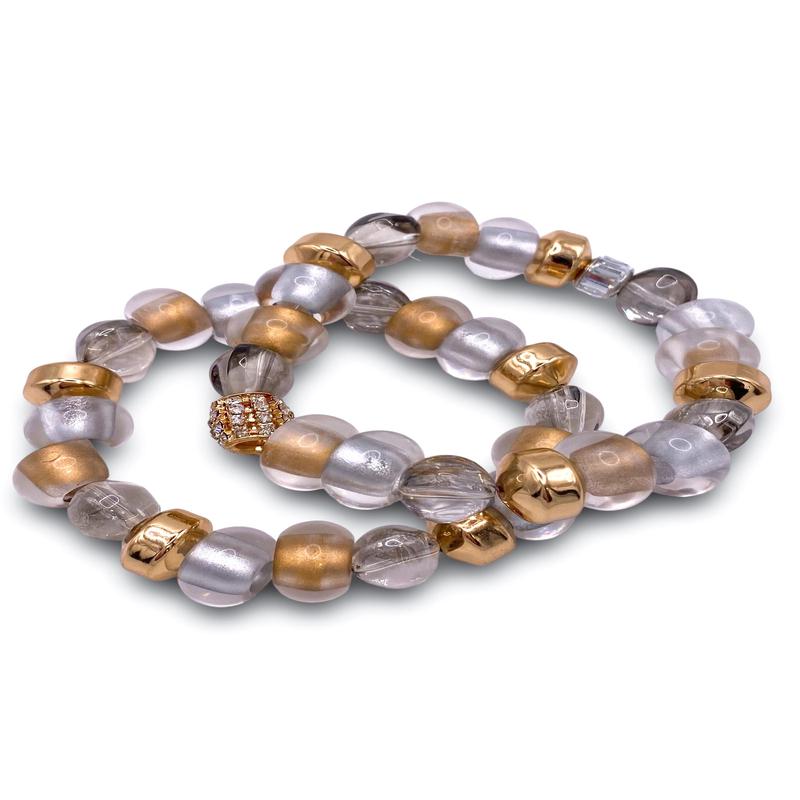 Kendall Bracelet Set - Silver/Gold