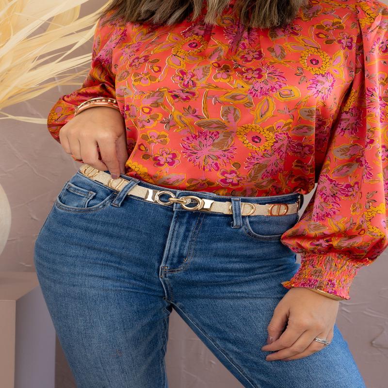 Receive The Love Belt - Gold | RESTOCK