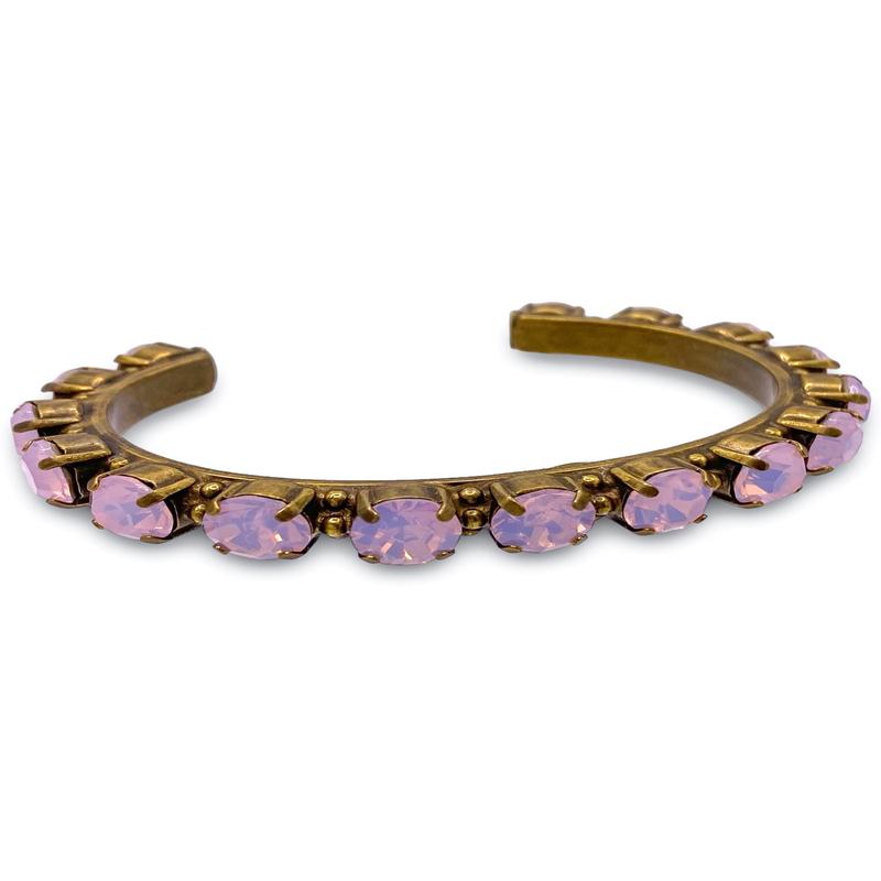 Riveting Romance Cuff - Antique Gold Rose Water | Sorrelli