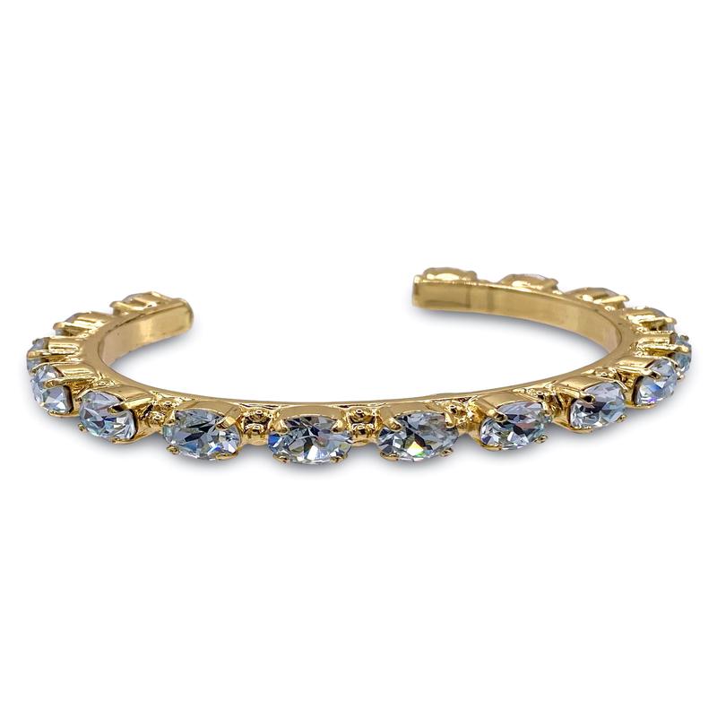 Riveting Romance Cuff - Gold Lt. Aqua | Sorrelli