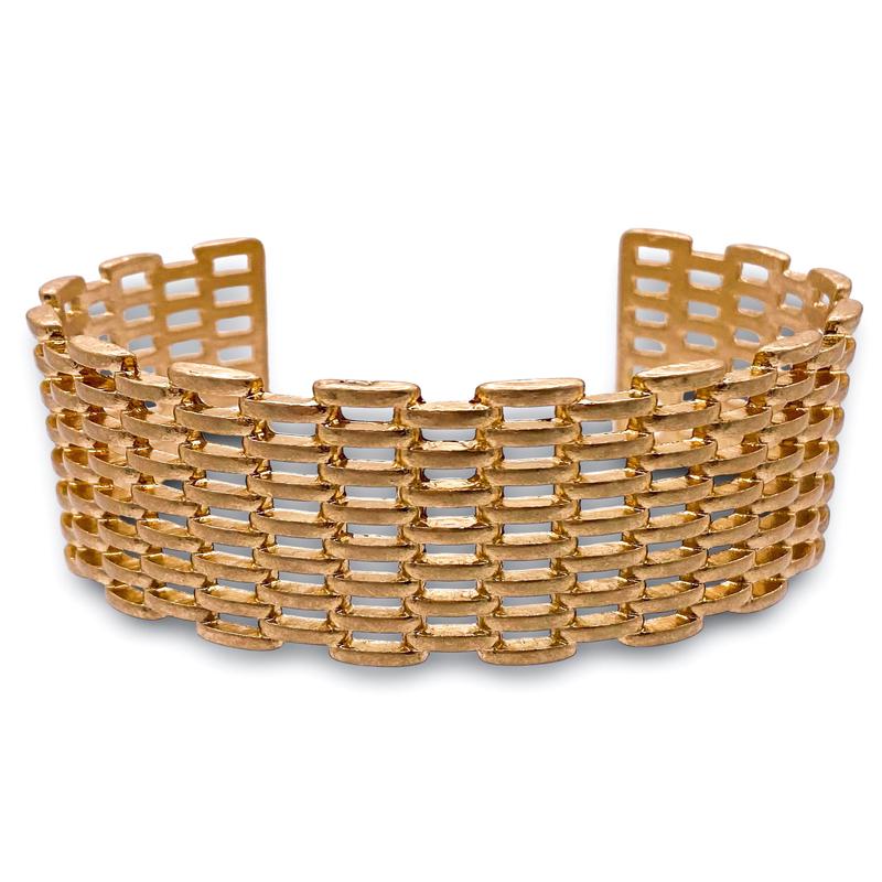 Rowan Cuff - Worn Gold