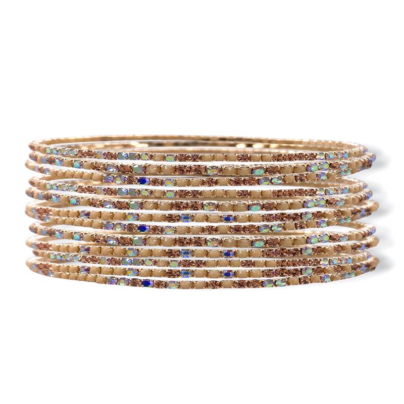Shine Bright Beige Bracelet Set - FINAL SALE