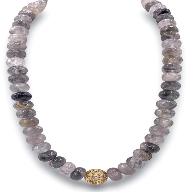 Stand Firm Necklace -Grey