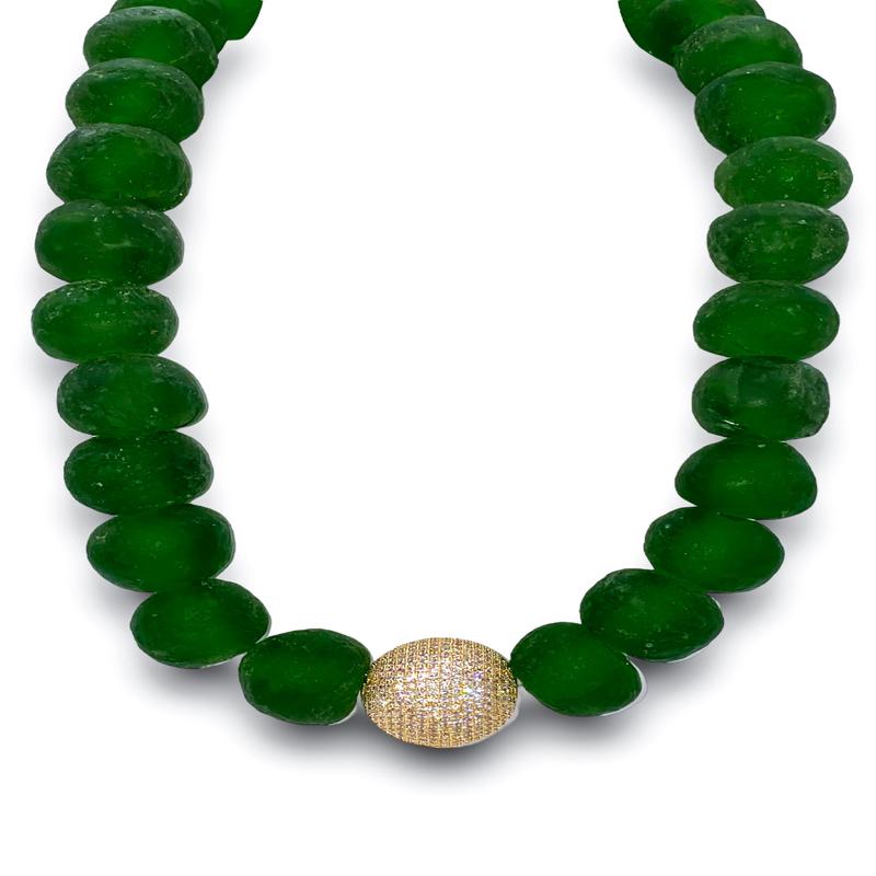 The Talia Necklace - Emerald | Virtue - FINAL SALE