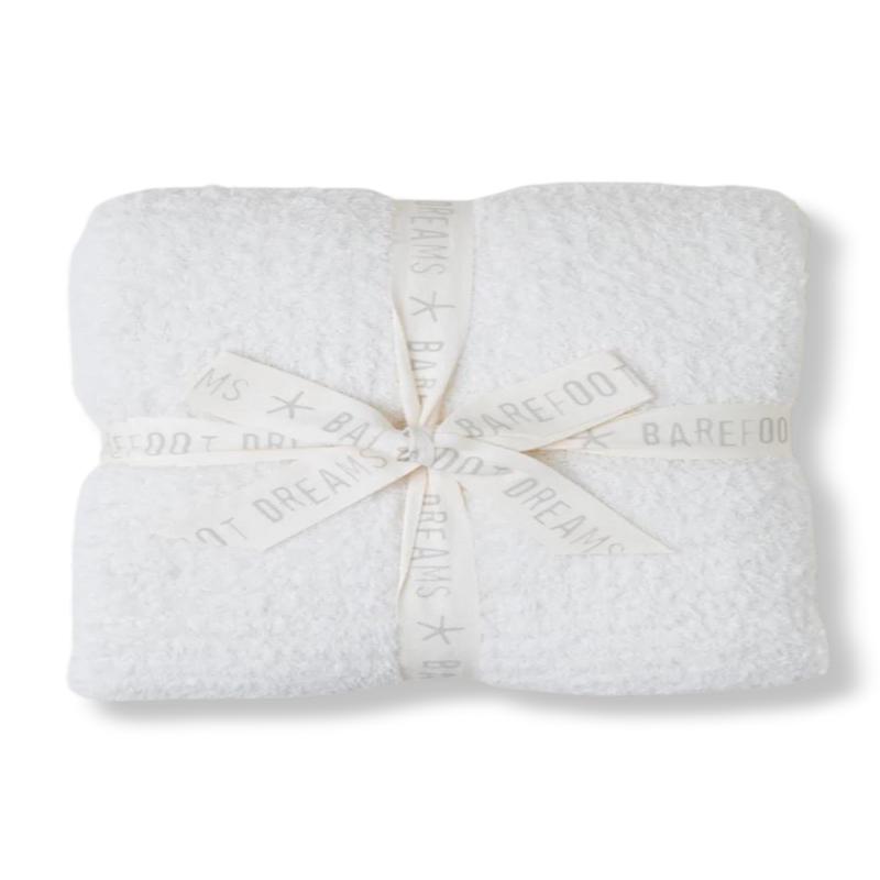 Barefoot Dreams Cream Dream Cozychic Throw Blanket