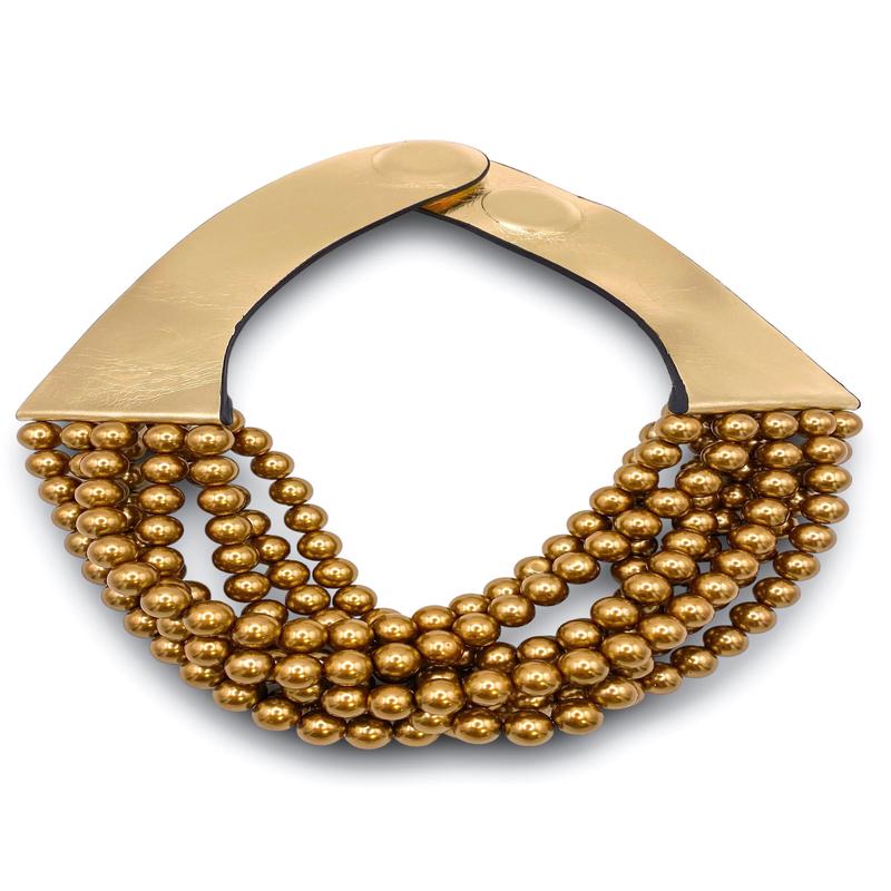 Bella Metallic Necklace - Gold | Fairchild Baldwin