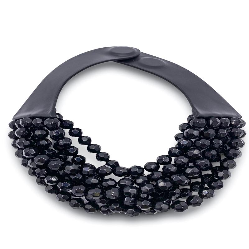 Bella Style Necklace - Jet Black| Fairchild Baldwin
