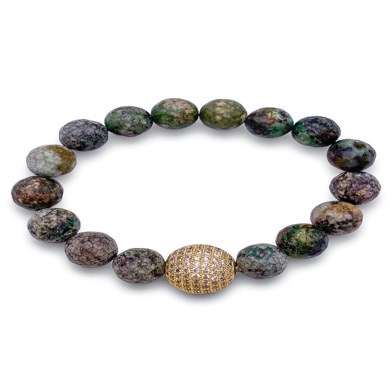 Brave Enough Bracelet - African Turquoise | Virtue