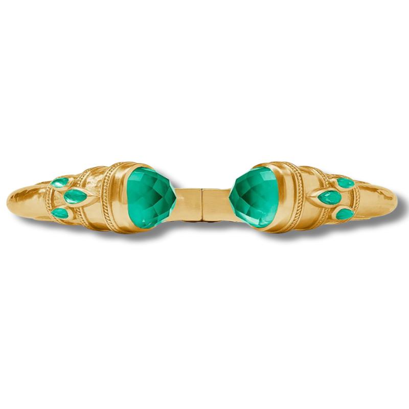 Cannes Cuff - Iridescent Emerald Green | Julie Vos | RESTOCK