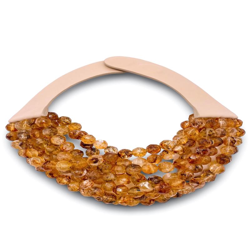 Fairchild Baldwin Bella Tortoise Style Necklace