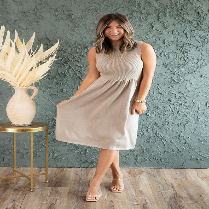 Falling For You Midi Dress