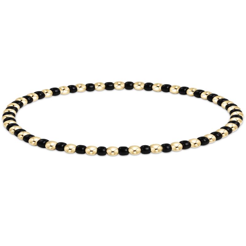 Gameday Hope Grateful Bracelet - Onyx | E Newton