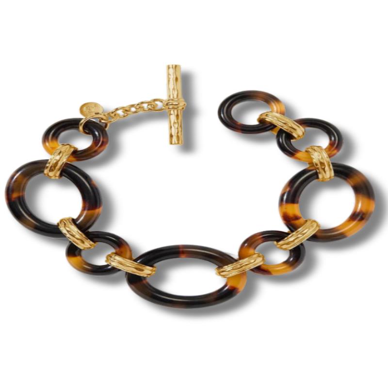 Madison Link Bracelet - Tortoiseshell | Julie Vos | RESTOCK