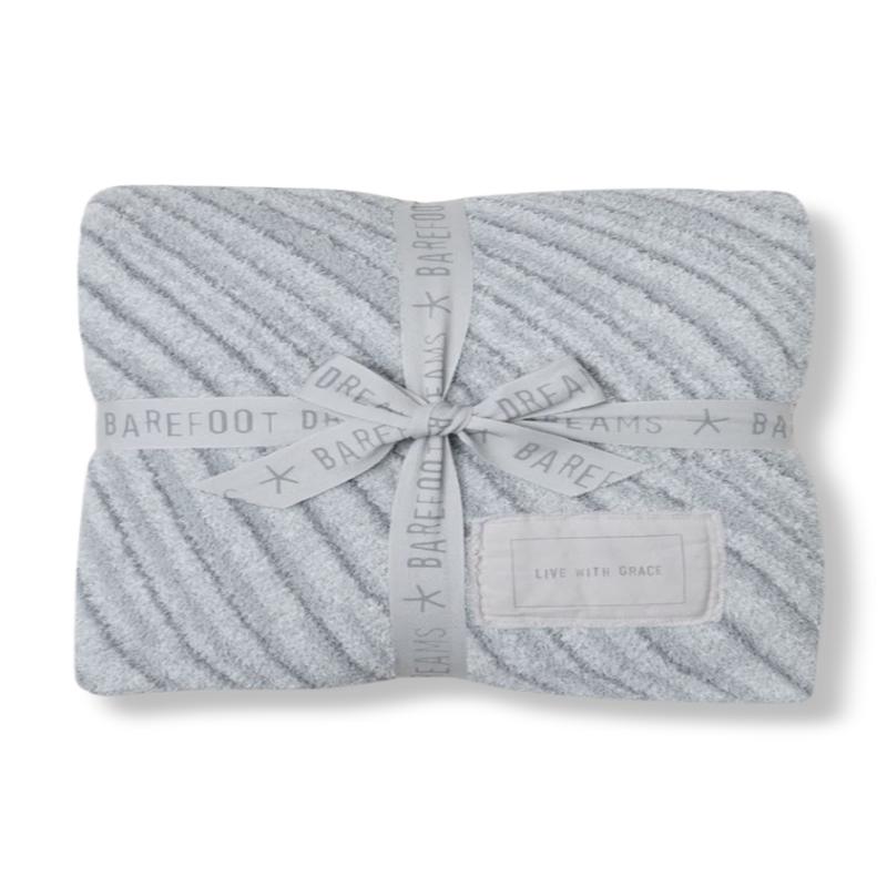Barefoot Dreams Cozychic Covered In Prayer Moonbeam Multi Throw Blanket