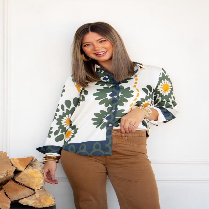 Border Line Blouse - FINAL SALE