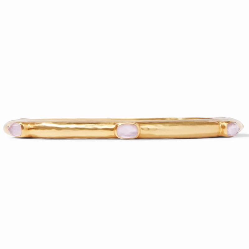Catalina Stone Hinge Bangle - Iridescent Rose | Julie Vos - FINAL SALE
