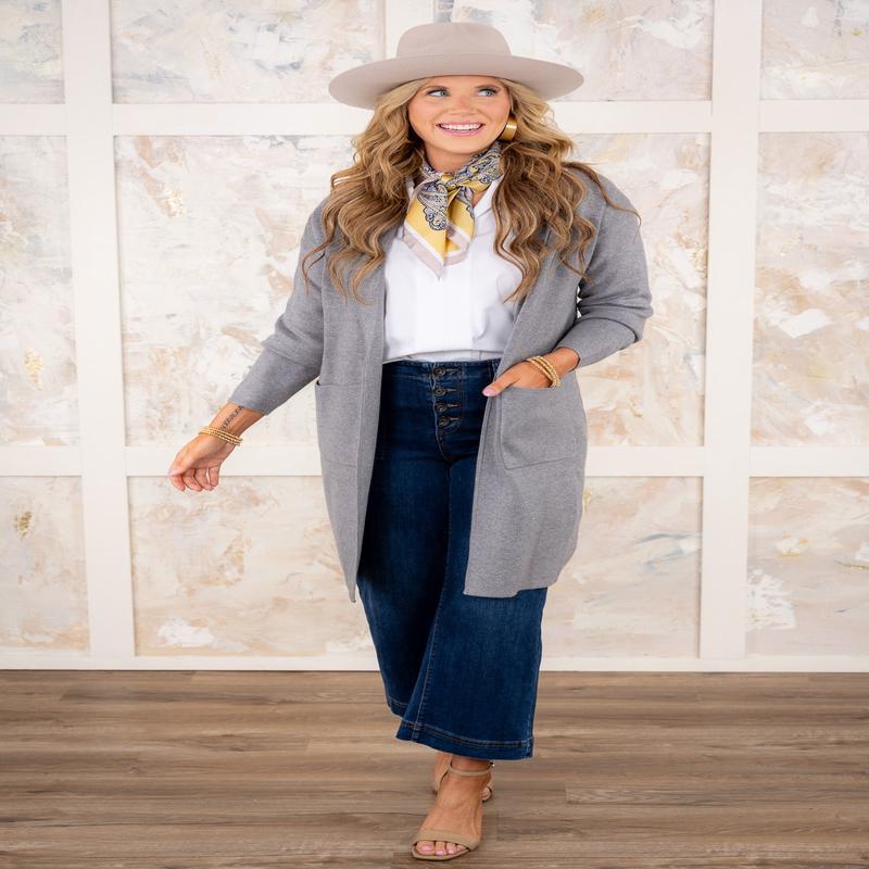 Central Park Coatigan - Heather Charcoal | Tribal - FINAL SALE