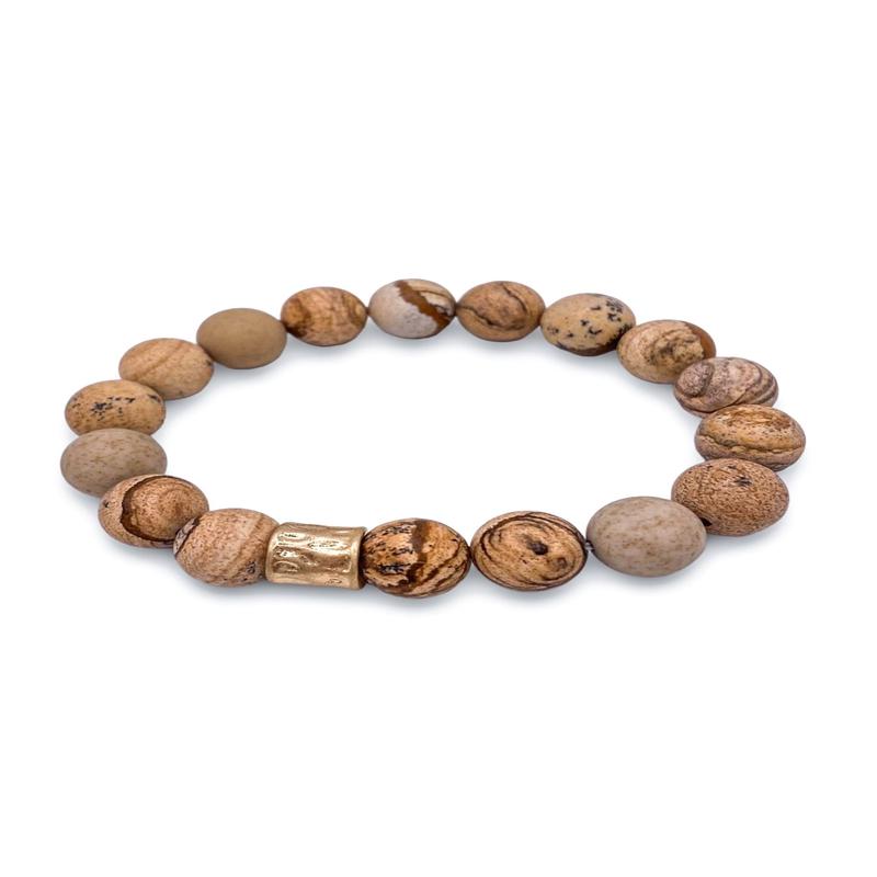 DOORBUSTER - Set in Stone Bracelet - Light Brown