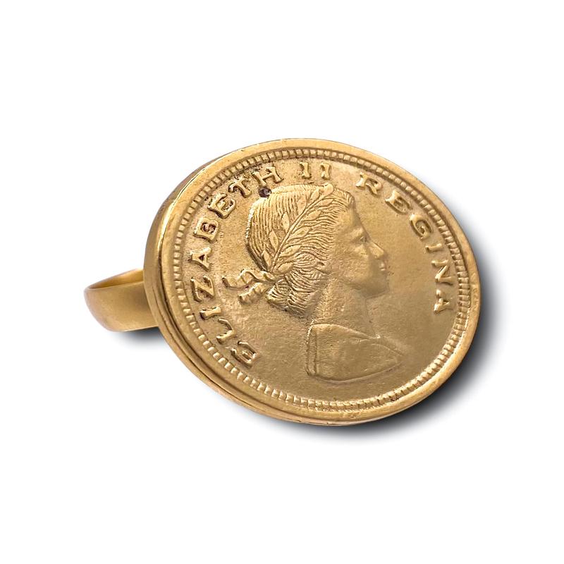 DOORBUSTER Yochi Elizabeth Coin Ring