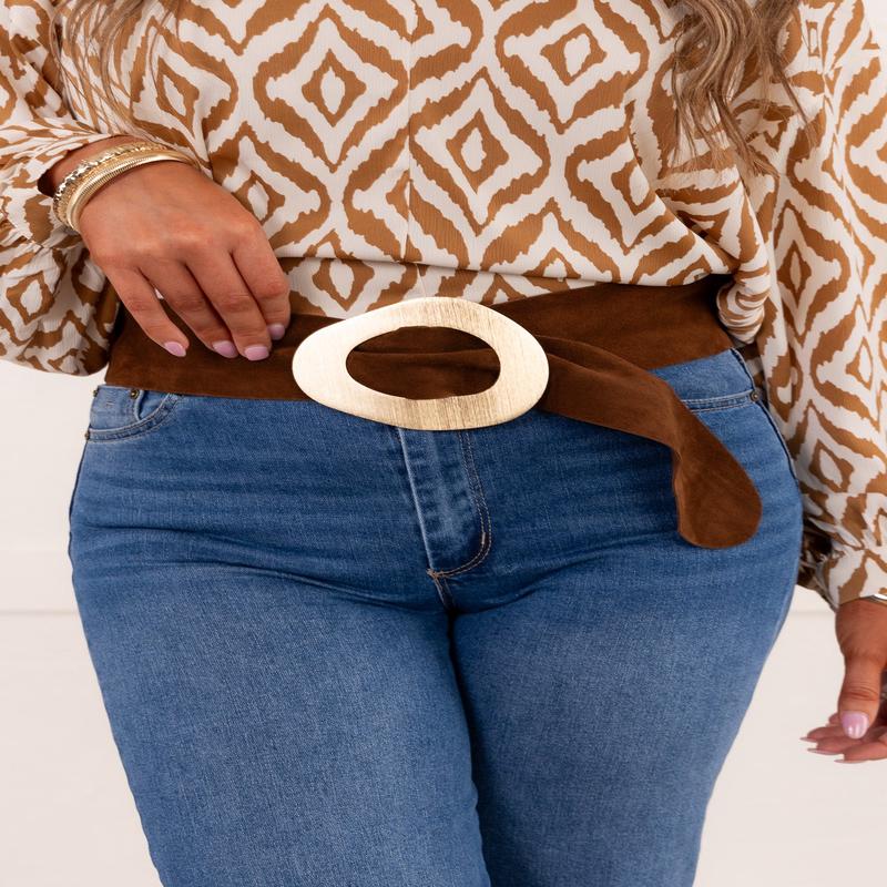 Elaine Belt - Brown - FINAL SALE